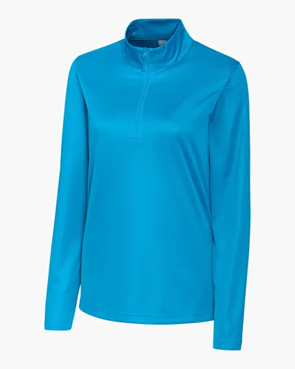 Clique Spin Solution-dyed Performance Interlock Women's Half Zip — view 7