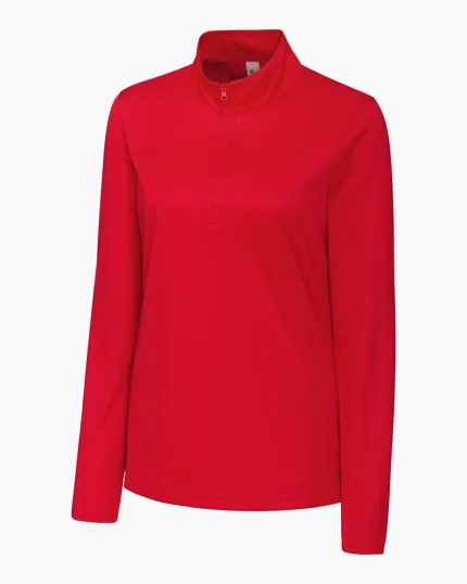 Clique Spin Solution-dyed Performance Interlock Women's Half Zip — view 9