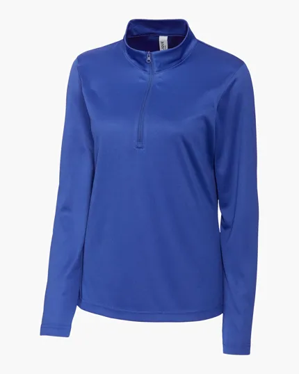 Clique Spin Solution-dyed Performance Interlock Women's Half Zip — view 10