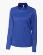 Clique Spin Solution-dyed Performance Interlock Women's Half Zip — view 10