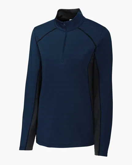 Image for Clique Ice Pique Colorblock Womens Half Zip Tech Pullover