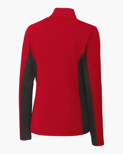 Image for Clique Ice Pique Colorblock Womens Half Zip Tech Pullover