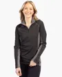 Image for Clique Ice Pique Colorblock Womens Half Zip Tech Pullover-1