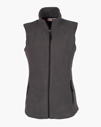 Clique Summit Performance Fleece Women's Full Zip Vest — view 3