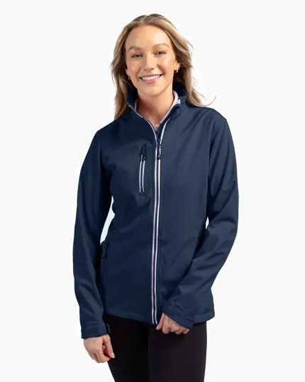 Clique Telemark Recycled Stretch Softshell Women's Full Zip Jacket — view 2