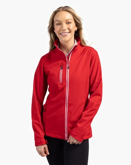 Clique Telemark Recycled Stretch Softshell Women's Full Zip Jacket — view 4
