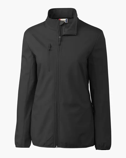 Clique Trail Recycled Stretch Softshell Women's Full Zip Jacket — view 2