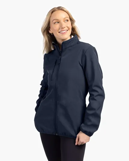 Clique Trail Recycled Stretch Softshell Women's Full Zip Jacket — view 16