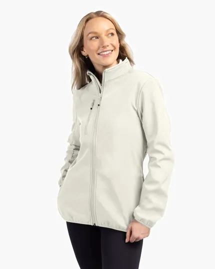Clique Trail Recycled Stretch Softshell Women's Full Zip Jacket — view 17