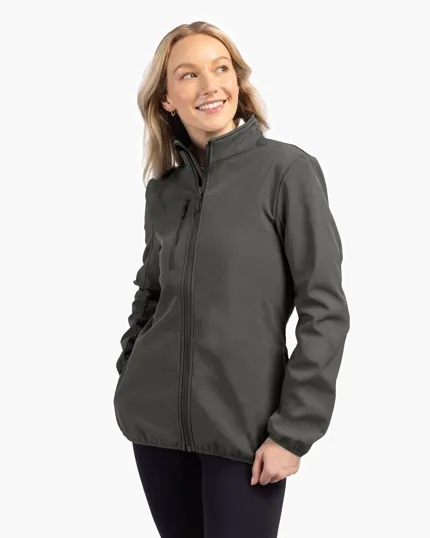 Clique Trail Recycled Stretch Softshell Women's Full Zip Jacket — view 18