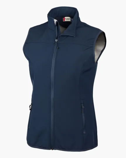 Clique Trail Recycled Stretch Softshell Women's Full Zip Vest — view 2