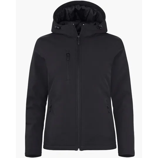 Clique Equinox Insulated Softshell Women's Full Zip Hooded Jacket — view 2