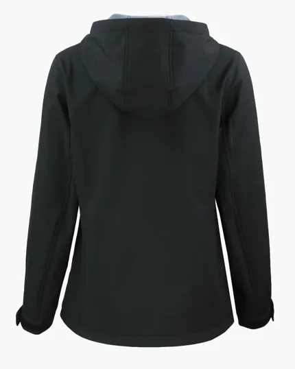 Clique Telemark Recycled Stretch Softshell Womens Full Zip Hooded Jacket — view 11