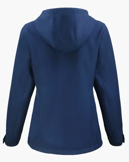 Clique Telemark Recycled Stretch Softshell Womens Full Zip Hooded Jacket — view 12