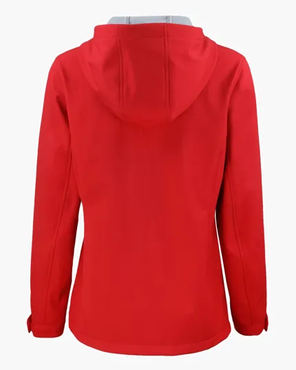 Clique Telemark Recycled Stretch Softshell Womens Full Zip Hooded Jacket — view 14