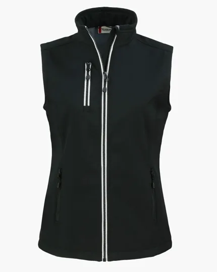 Clique Telemark Recycled Stretch Softshell Women's Full Zip Vest — view 4