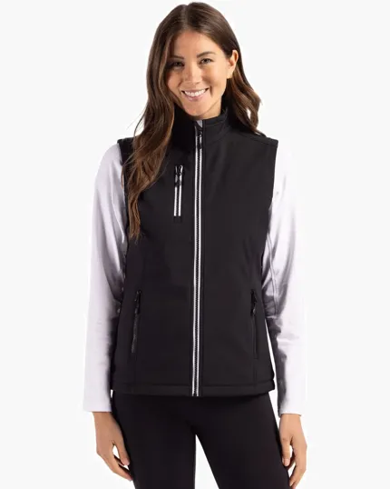 Clique Telemark Recycled Stretch Softshell Women's Full Zip Vest