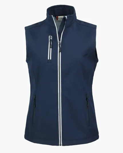 Clique Telemark Recycled Stretch Softshell Women's Full Zip Vest — view 5