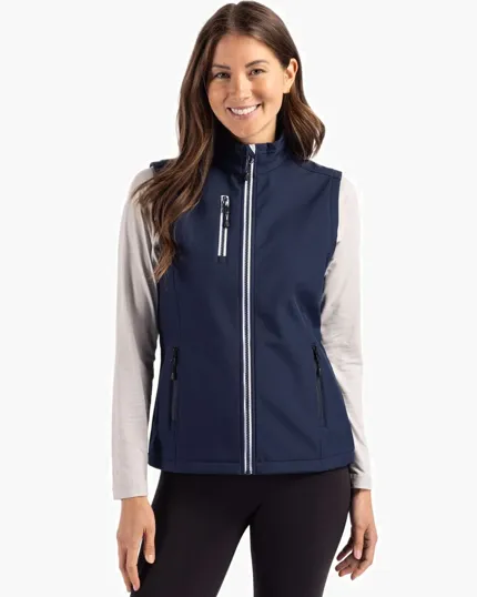 Clique Telemark Recycled Stretch Softshell Women's Full Zip Vest — view 2