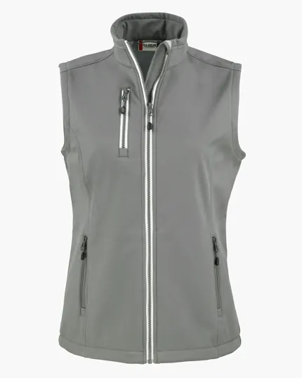 Clique Telemark Recycled Stretch Softshell Women's Full Zip Vest — view 6