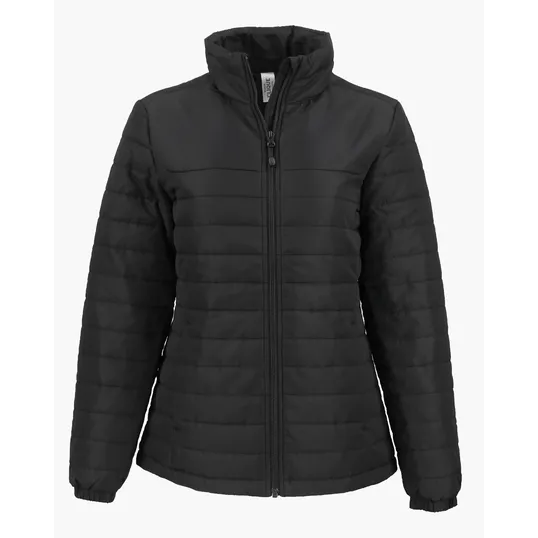 Clique Elevation Recycled Insulated Puffer Womens Full Zip Jacket — view 8