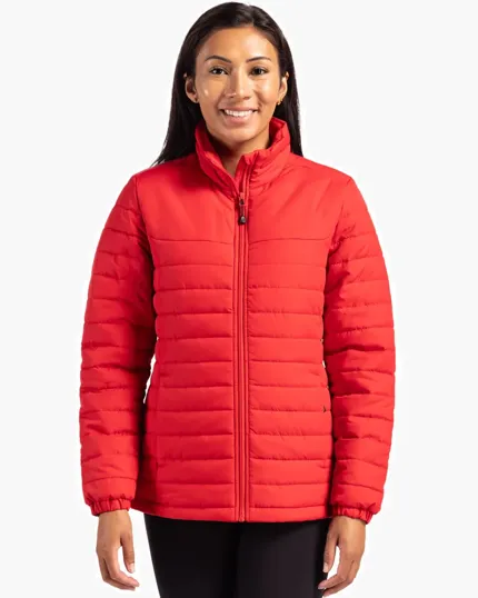 Clique Elevation Recycled Insulated Puffer Womens Full Zip Jacket — view 6