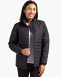 Clique Elevation Recycled Insulated Puffer Womens Full Zip Jacket — view 2