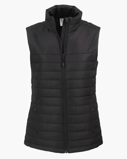 Clique Elevation Recycled Insulated Puffer Womens Full Zip Vest — view 9