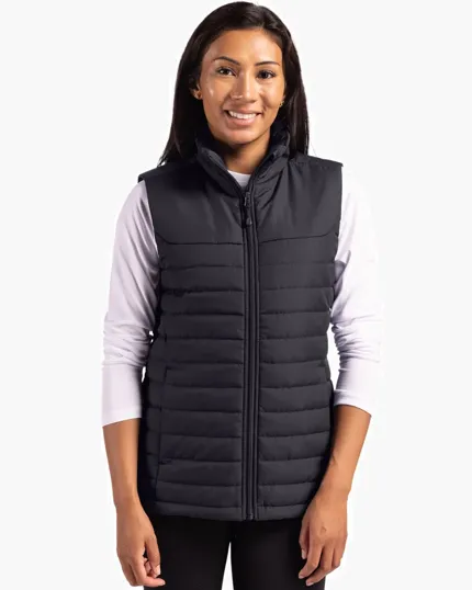 Clique Elevation Recycled Insulated Puffer Womens Full Zip Vest