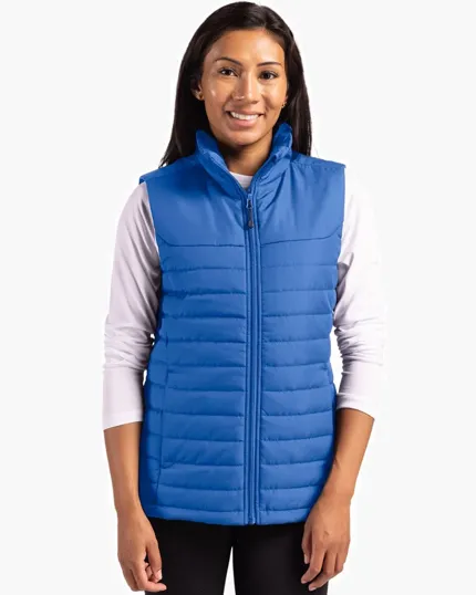 Clique Elevation Recycled Insulated Puffer Womens Full Zip Vest — view 7