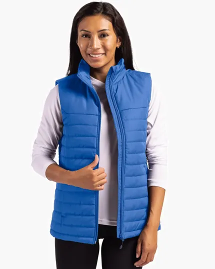 Clique Elevation Recycled Insulated Puffer Womens Full Zip Vest — view 8