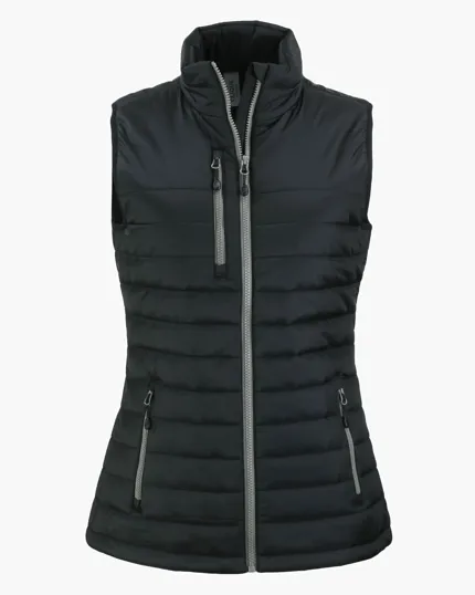 Clique Valhalla Recycled Insulated Puffer Women's Full Zip Vest — view 11