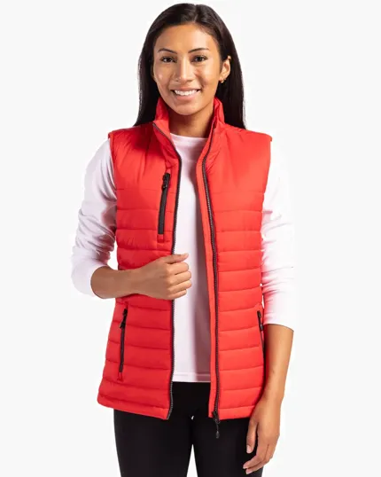 Clique Valhalla Recycled Insulated Puffer Women's Full Zip Vest — view 8