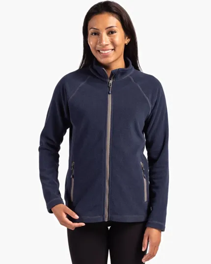 Clique Powder Recycled Fleece Women's Full Zip Jacket — view 2