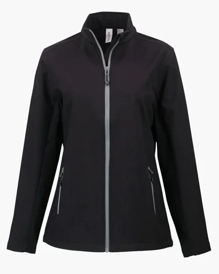 Clique Tempo Recycled Stretch Softshell Womens Full Zip Jacket — view 6