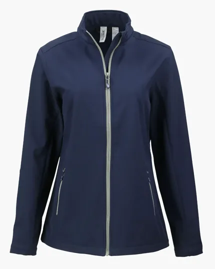 Clique Tempo Recycled Stretch Softshell Womens Full Zip Jacket — view 7