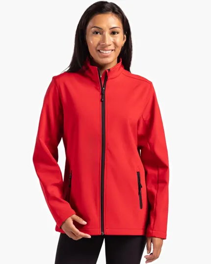 Clique Tempo Recycled Stretch Softshell Womens Full Zip Jacket — view 5