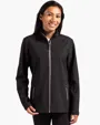 Clique Tempo Recycled Stretch Softshell Womens Full Zip Jacket