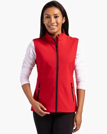 Clique Tempo Recycled Stretch Softshell Womens Full Zip Vest — view 5