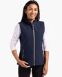 Clique Tempo Recycled Stretch Softshell Womens Full Zip Vest — view 2