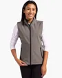 Clique Tempo Recycled Stretch Softshell Womens Full Zip Vest — view 3