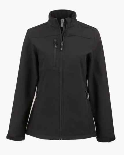 Clique Tempest Recycled Waterproof Stretch Softshell Women's Full Zip Jacket — view 7
