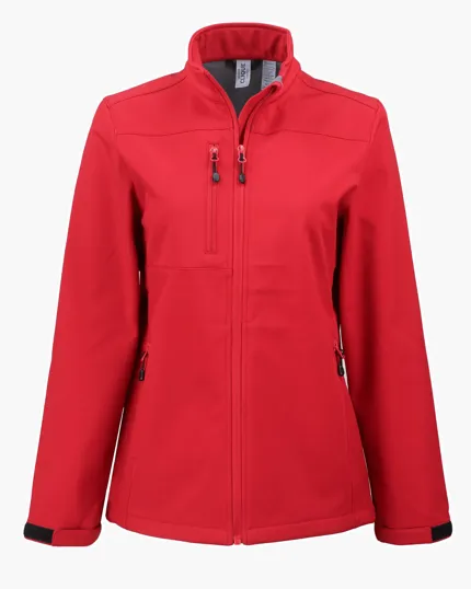 Clique Tempest Recycled Waterproof Stretch Softshell Women's Full Zip Jacket — view 10
