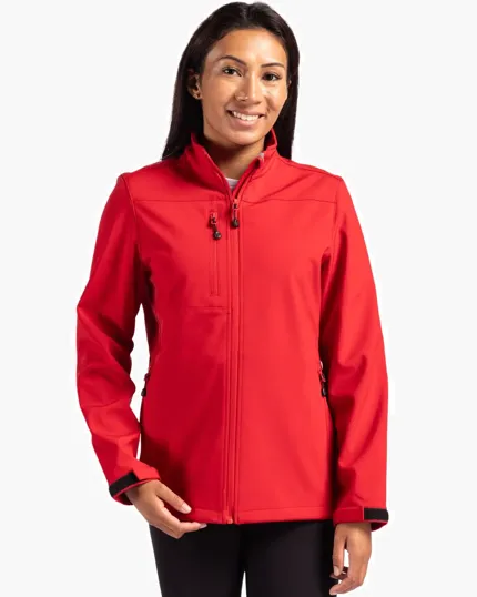 Clique Tempest Recycled Waterproof Stretch Softshell Women's Full Zip Jacket — view 4