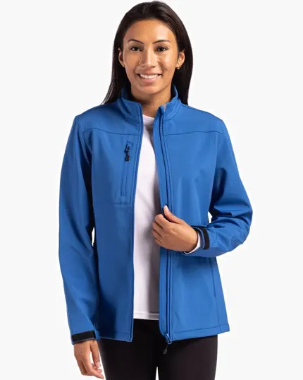 Clique Tempest Recycled Waterproof Stretch Softshell Women's Full Zip Jacket — view 6