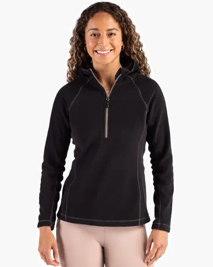 Clique Powder Recycled Fleece Women's Half Zip Sweatshirt — view 3
