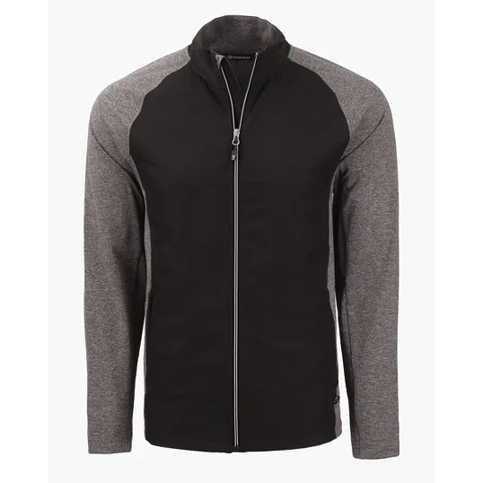 Adapt Recycled Soft Knit Stretch Men's Hybrid Full Zip Jacket — view 18