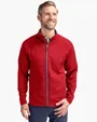 Adapt Recycled Soft Knit Stretch Men's Hybrid Full Zip Jacket — view 5