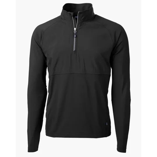 Adapt Recycled Soft Knit Stretch Men's Hybrid Quarter Zip Pullover — view 16