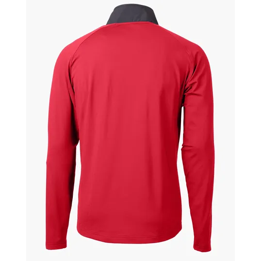 Adapt Recycled Soft Knit Stretch Men's Hybrid Quarter Zip Pullover — view 36